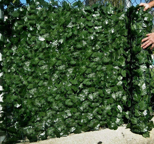 Extra Large High IVY 1.5M by 3M SD2021.5 Wall Artificial Ivy Leaf Hedge Screening Roll Garden Fence Balcony Privacy