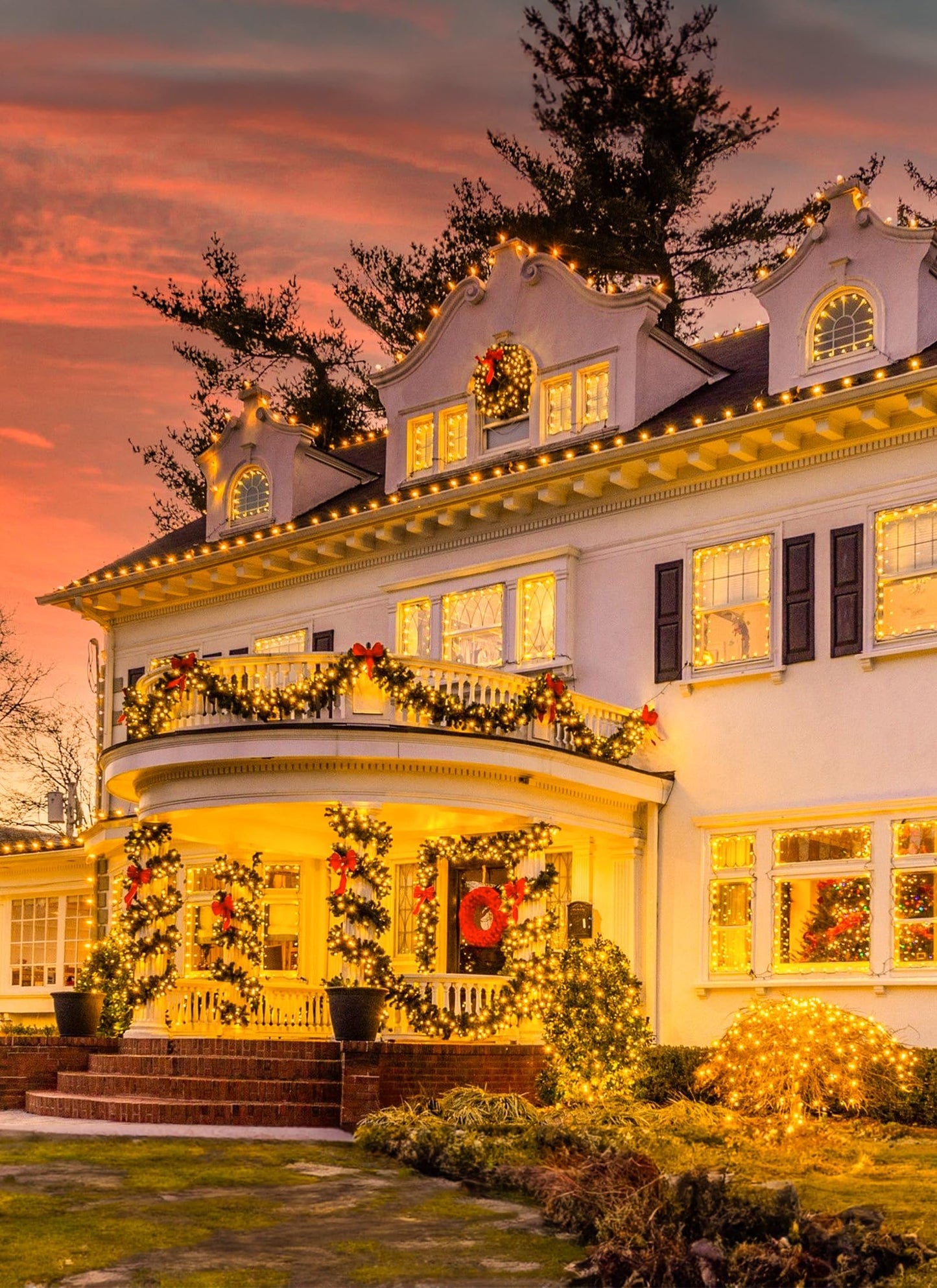 Solar String Lights Outdoor, Extra Long 72FT 200 LED Solar Powered Lights with 8 Lighting Modes, Waterproof Patio Lights, String Lights for Outside Tree Balcony Gazebo, Warm White