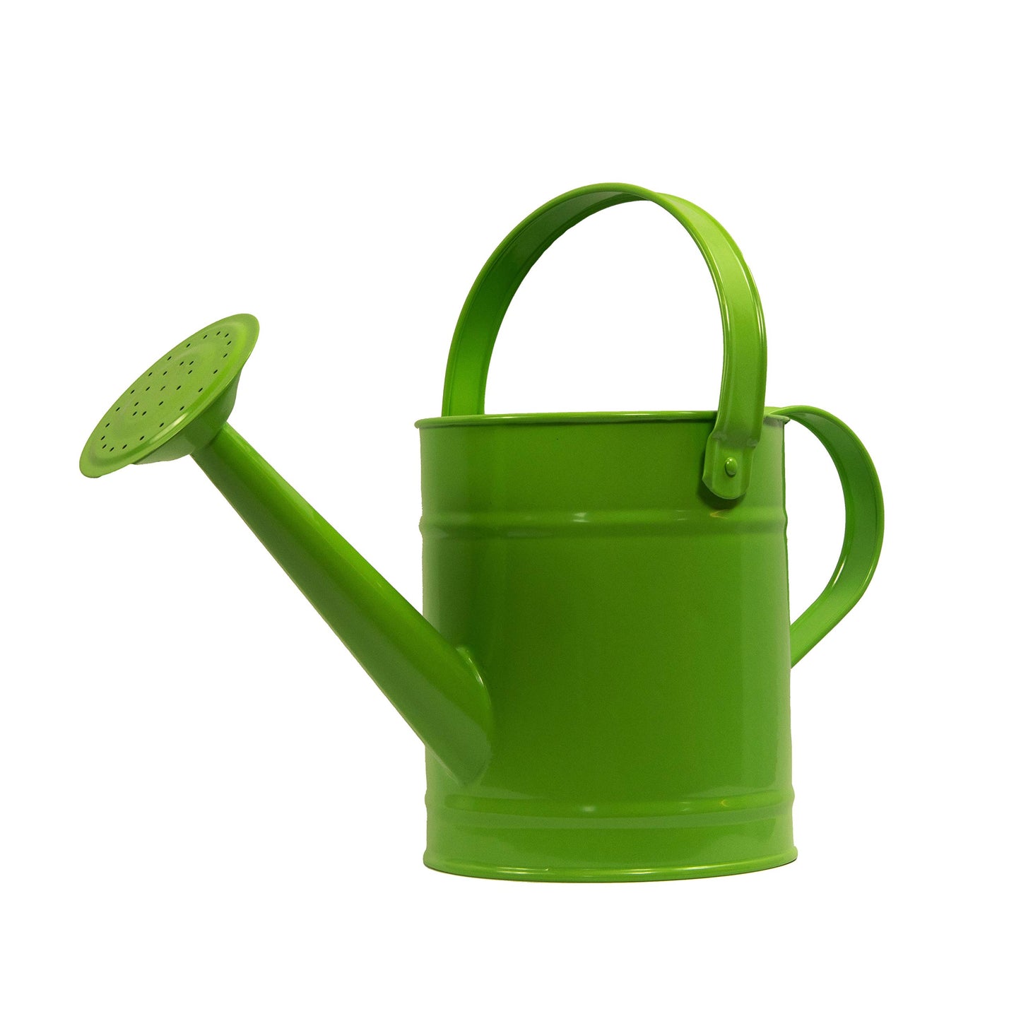 Watering can | Green | holds 1.3 litre | strong metal | fixed rose