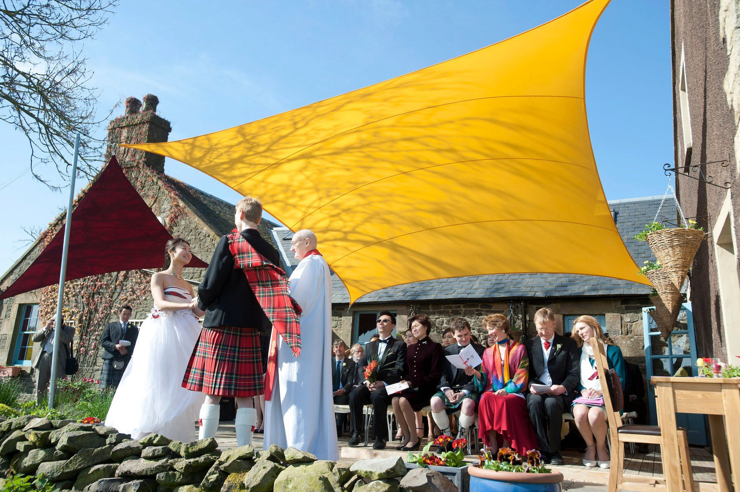 Kookaburra 3m Triangle Water Resistant Garden Patio Sun Shade Sail Canopy 96.5% UV Block with Free Rope (Sand)