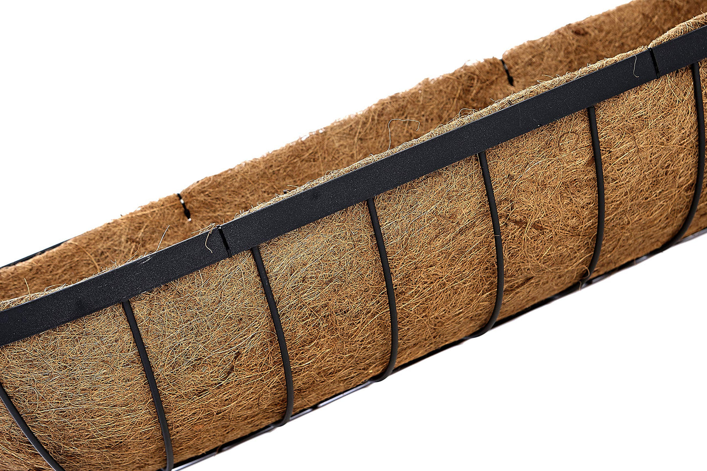 RUDDINGS WOOD Set of 2 x 36" (91cm) Large Metal Window Boxes - Garden Flower Wall Baskets - Wall Trough - Outdoor Hanging Window Sill Planters