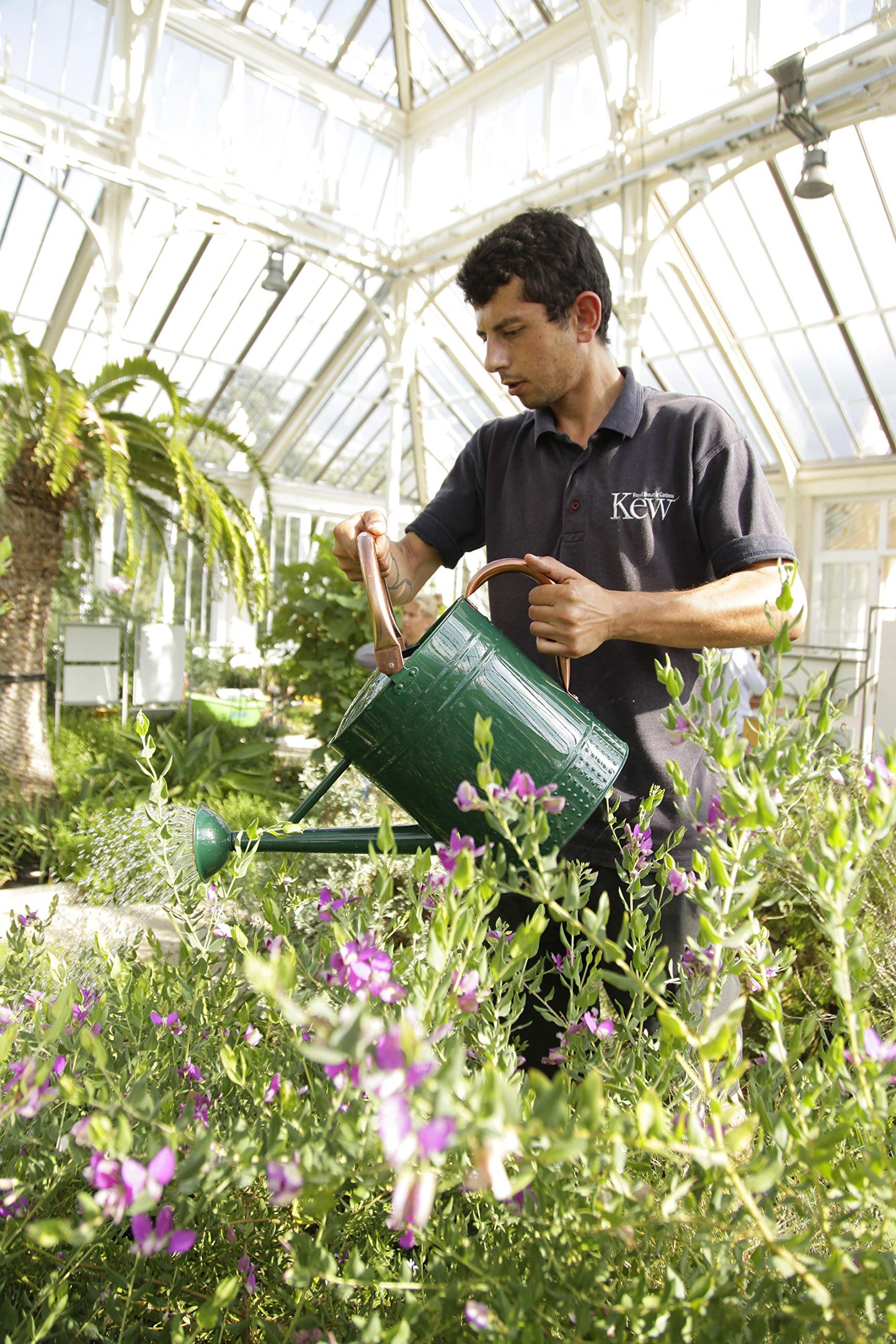 Spear & Jackson 9LWCKEW Kew Gardens 9 Litre French Style Watering Can, Dark Green