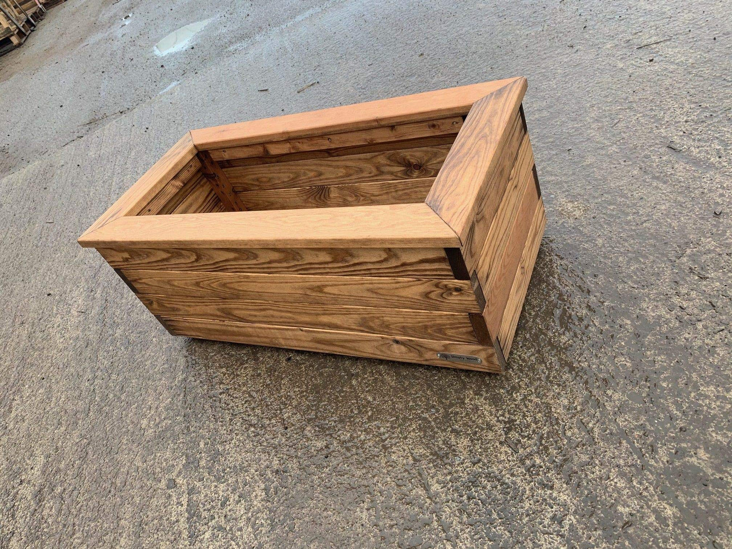 Simply Wood PREM Trough Wooden Garden Planter – XL