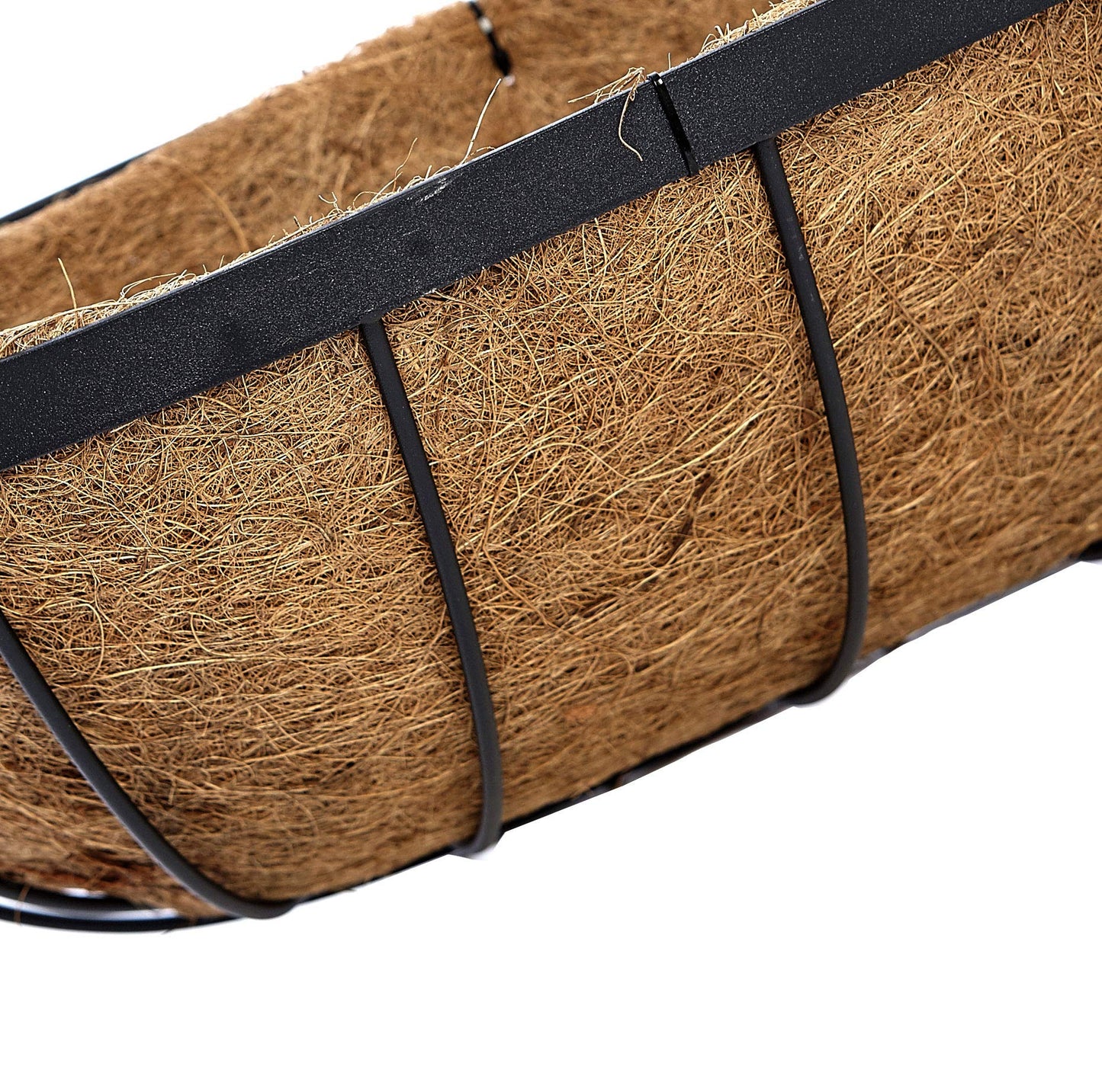 RUDDINGS WOOD Set of 2 x 36" (91cm) Large Metal Window Boxes - Garden Flower Wall Baskets - Wall Trough - Outdoor Hanging Window Sill Planters