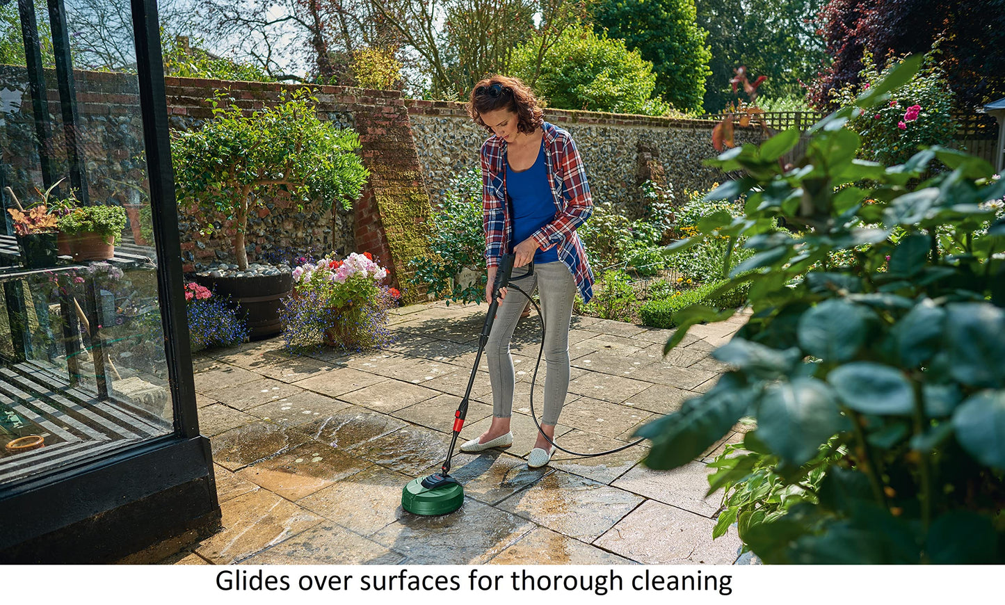 Bosch Pressure Washer Home and Car Cleaning Kit (with patio Cleaner, wash Brush and 90 degree nozzle, in Carton Packaging)