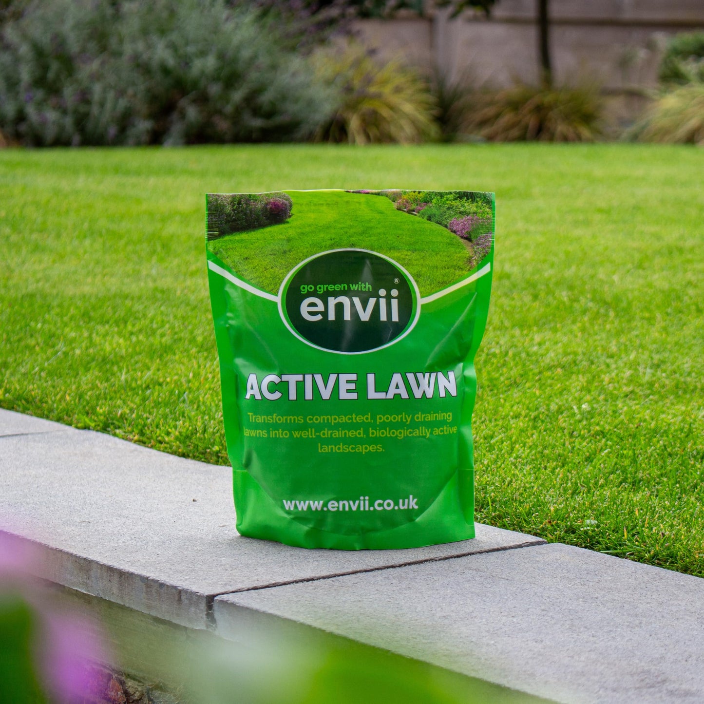Envii Active Lawn – Lawn Clay Soil Improver, Improves Aeration & Lawn Health (Covers up to 40m2)
