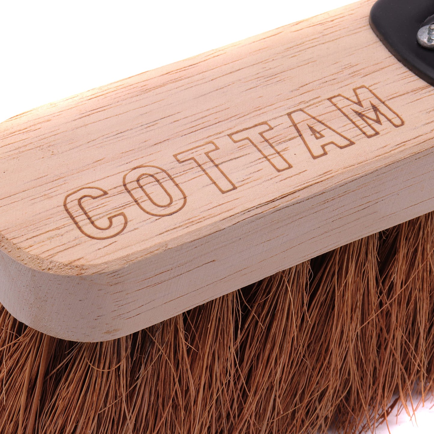 COTTAM Soft Sweeping Broom Head | Soft Sweeping Brush | 11 Inch | With Easy Broom Shank Connector - No Tools Required!