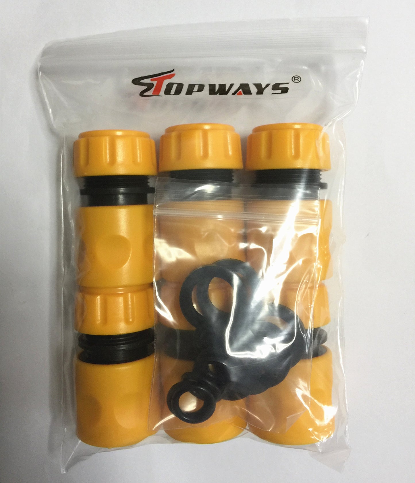 TOPWAYS 6 pack Hose End Quick Connect fitting 1/2" Hose Pipe Quick Connector