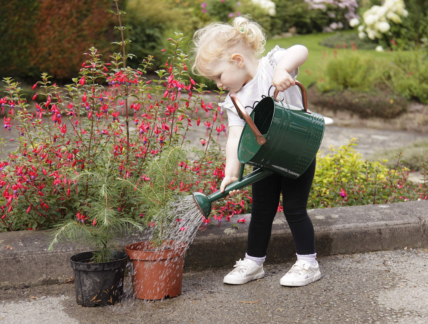 Spear & Jackson 9LWCKEW Kew Gardens 9 Litre French Style Watering Can, Dark Green