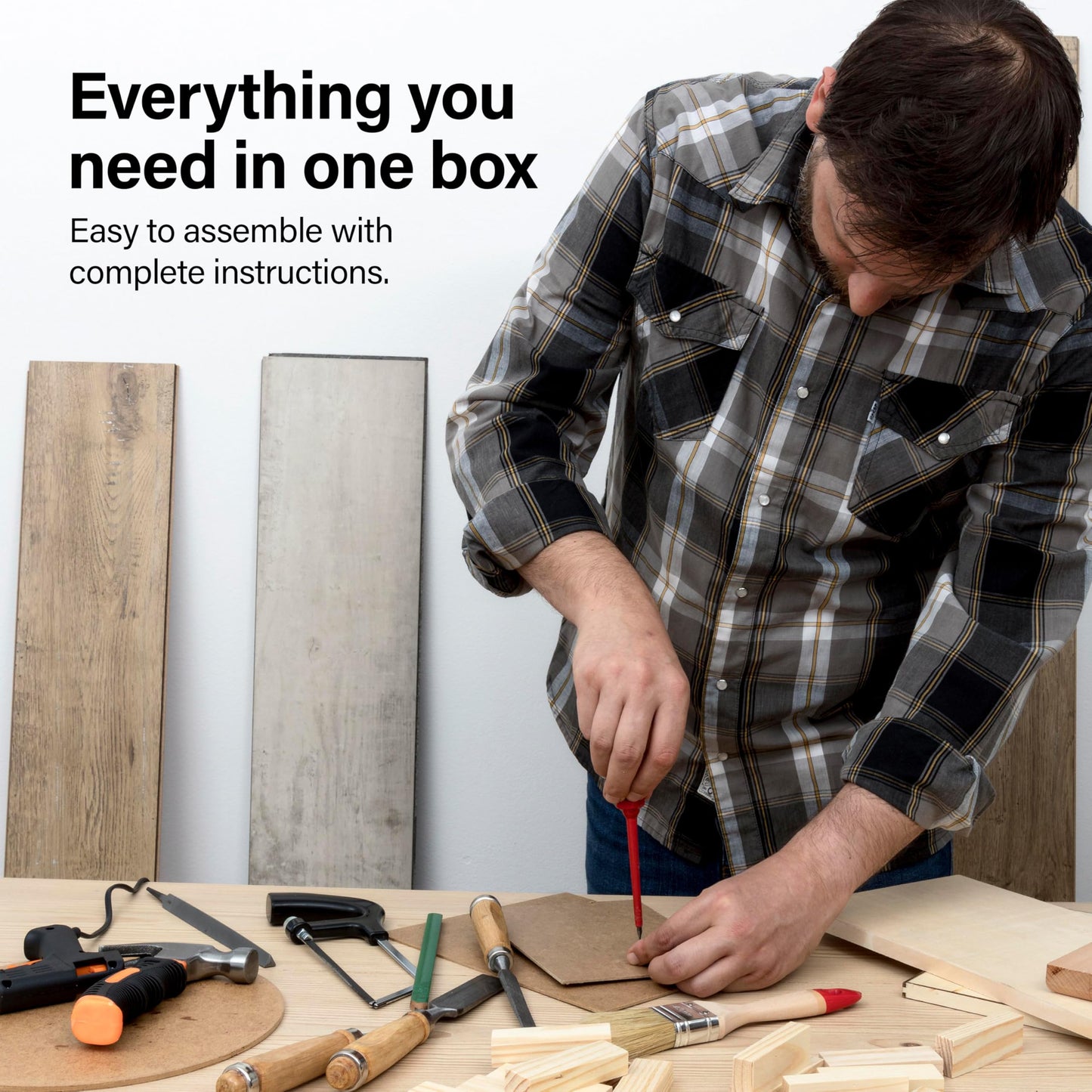 Vivo Technologies 5 Tier Wooden Planter Garden Flower Herb Planter Box Wooden Decorative Planters for Outdoor Indoor, 75cm(H) x 45cm(D) x 30cm(L)