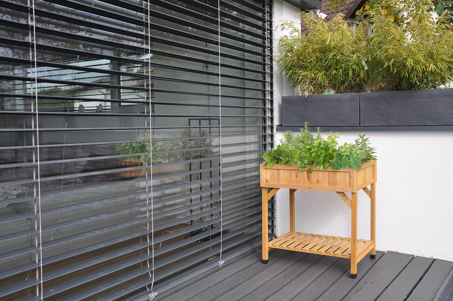 VegTrug 8 Pocket Herb Planter Natural, 78x58x80 cm