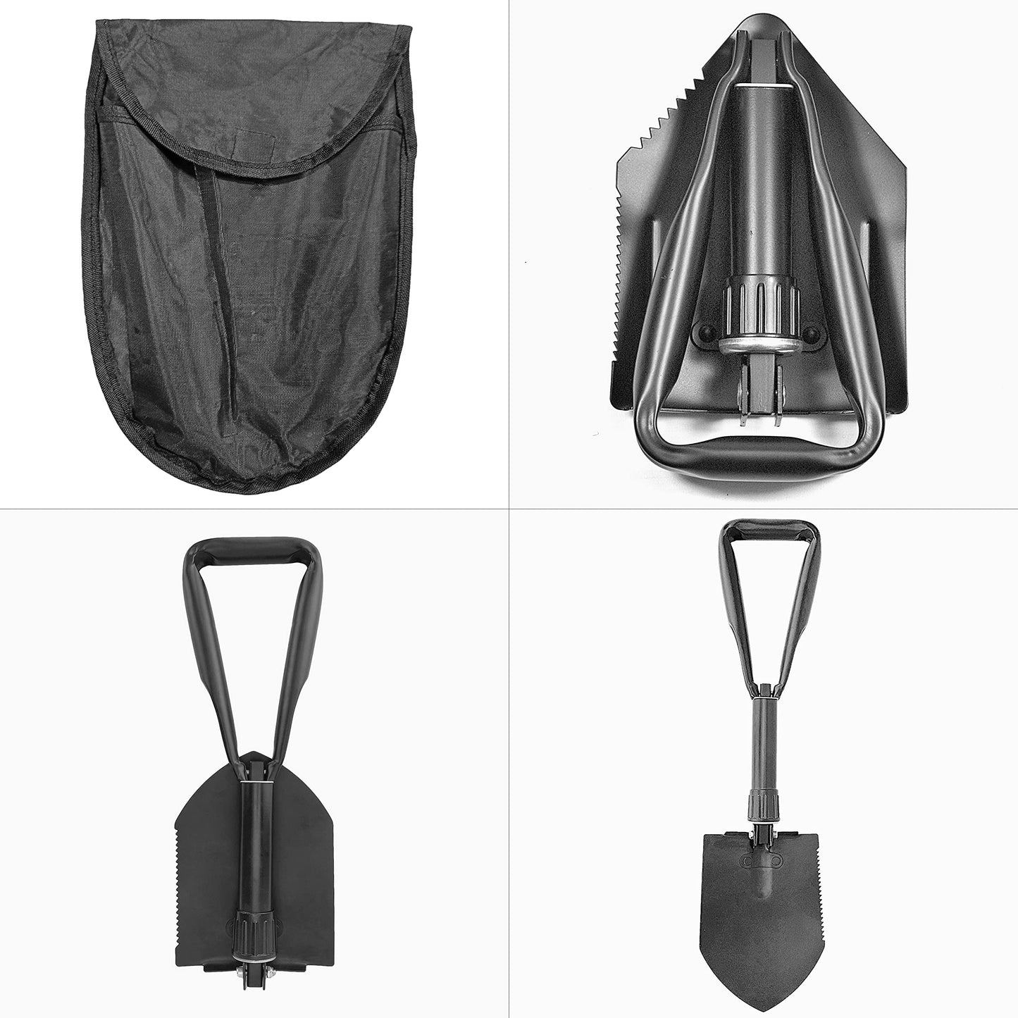 AA Emergency Snow Shovel - For Car, Home and Travel - Compact and Tough for Winter and Adverse Weather, klar