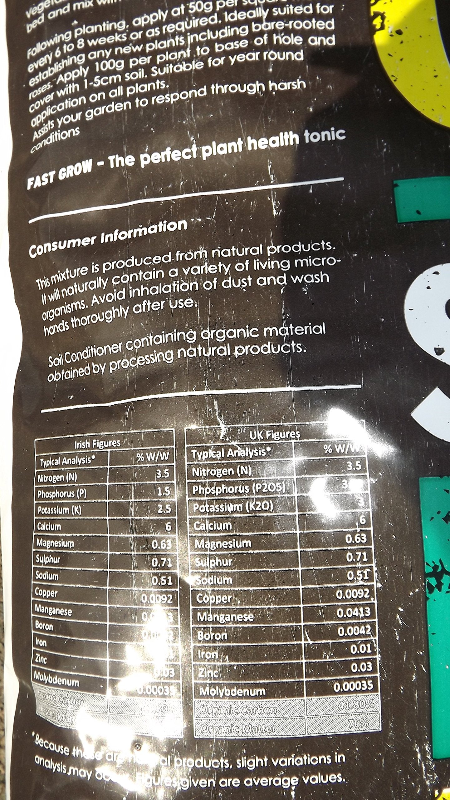 WOOTONG Best4Garden Organic Fast Grow Seaweed Plant Fertiliser/Chicken Manure mix (10kg) - Multi-purpose Fertiliser - Increases Crop Yield by Up to 30% - Easy to Use - Amazing Results