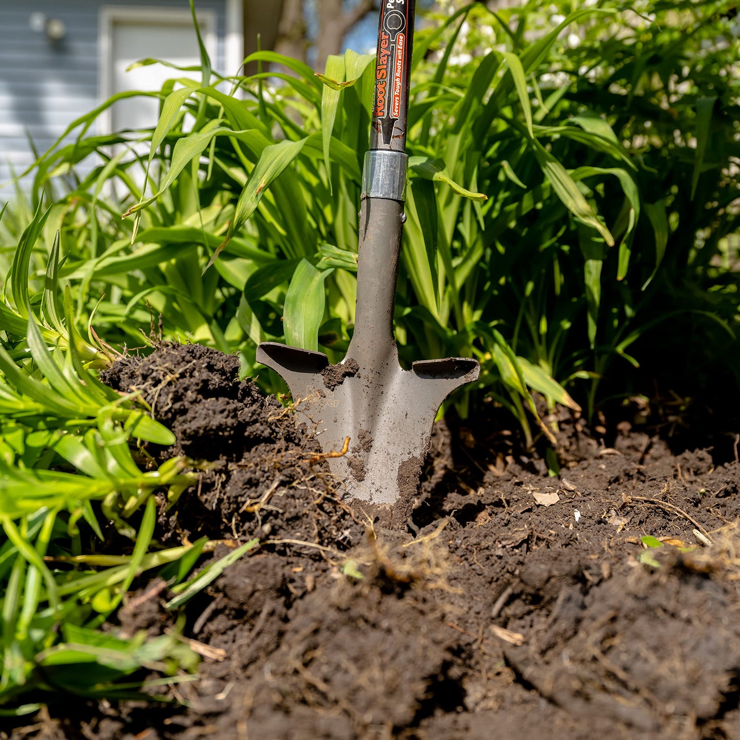 Radius Garden 23311, Root Slayer Perennial Shovel, Red