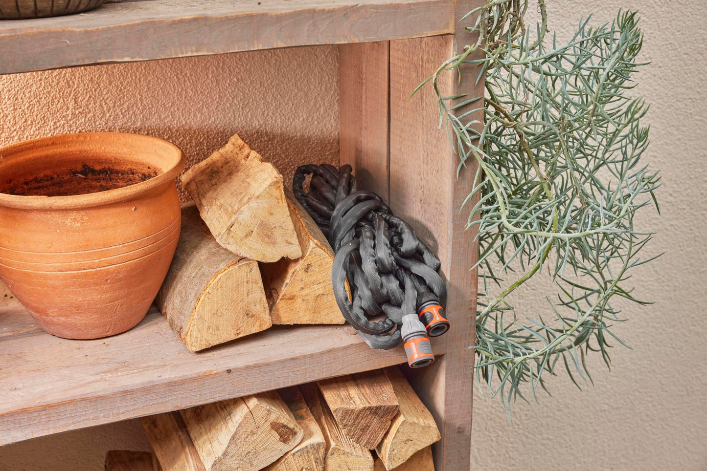 Gardena Liano Life Textile Hose 1/2 inch, 20m: Highly flexible textile garden hose, with PVC inner tube, no kinking, lightweight, weather-resistant (18450-20)