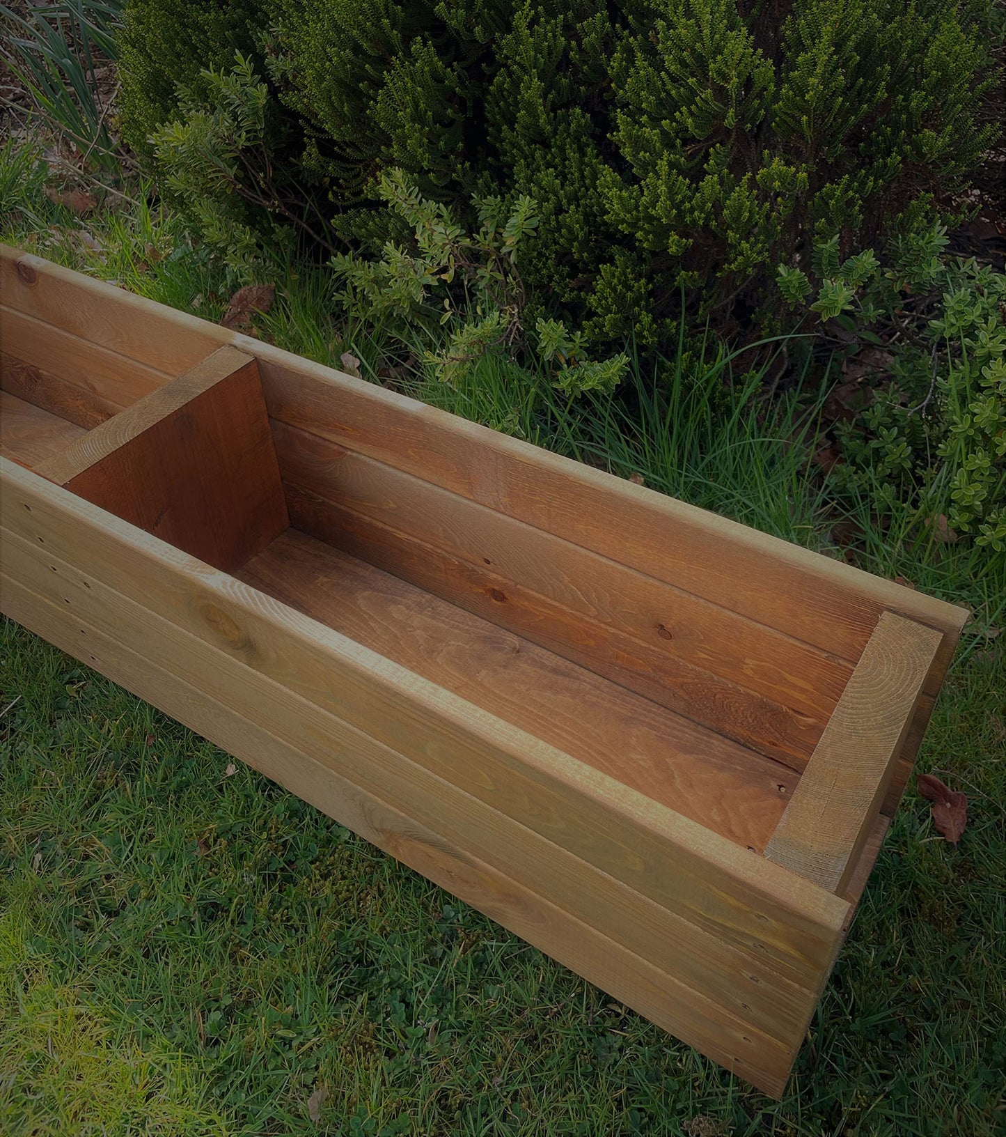 Extra Large Wooden Garden Planter Plant Pot Box Flower Herb Veg Wood Trough Outdoor Long 3 Board