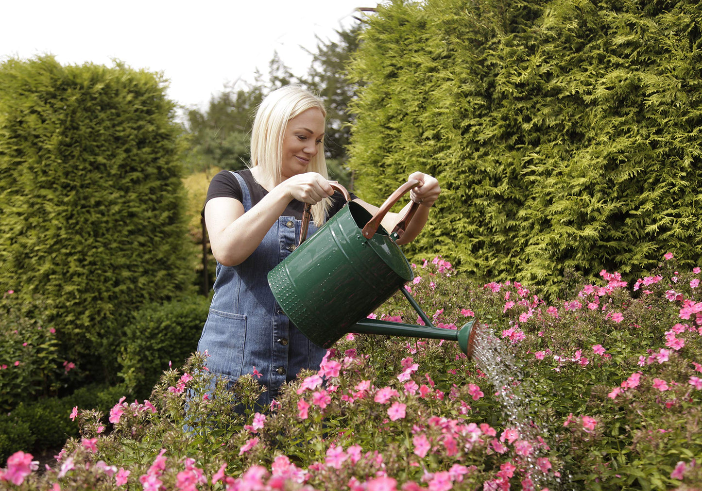 Spear & Jackson 9LWCKEW Kew Gardens 9 Litre French Style Watering Can, Dark Green