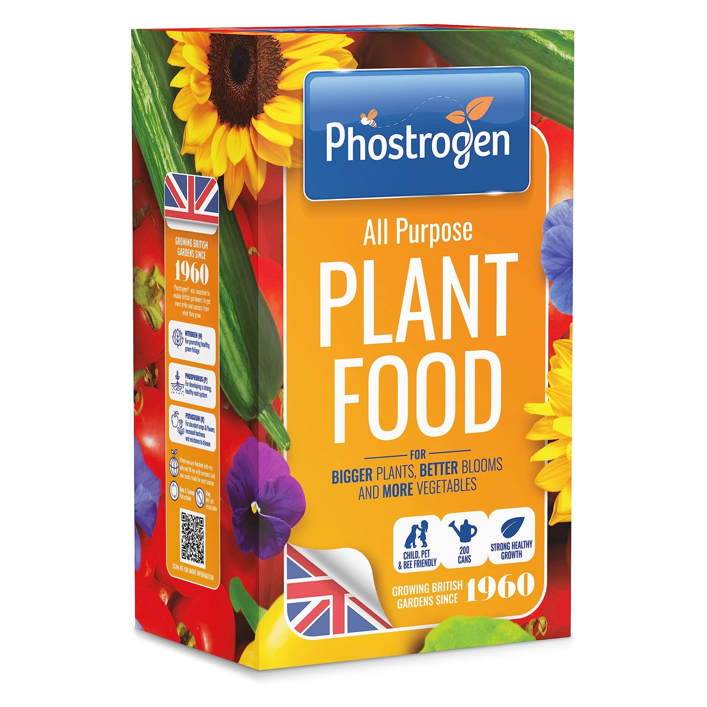 Phostrogen All Purpose Plant Food, 2kg - Plant and Edibles Fertiliser Feed - for Promoting Healthy Growth - Improves Drought Resistance - Plant Nutrition - Indoor and Garden Use