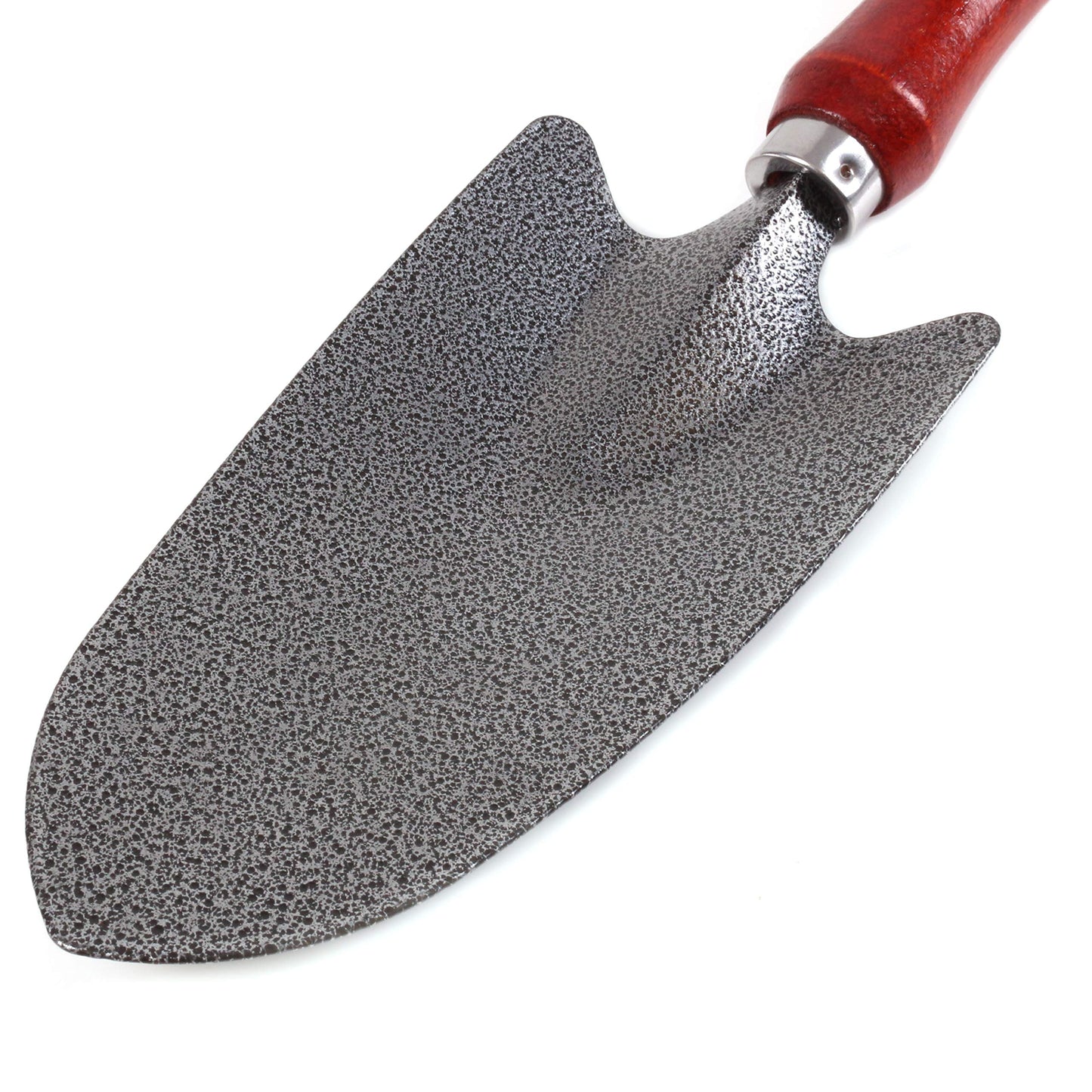 Garden Hand Trowel With Wooden Handle & Storage Loop, Raised Bed Planting Weeding Transplant Spade Tool