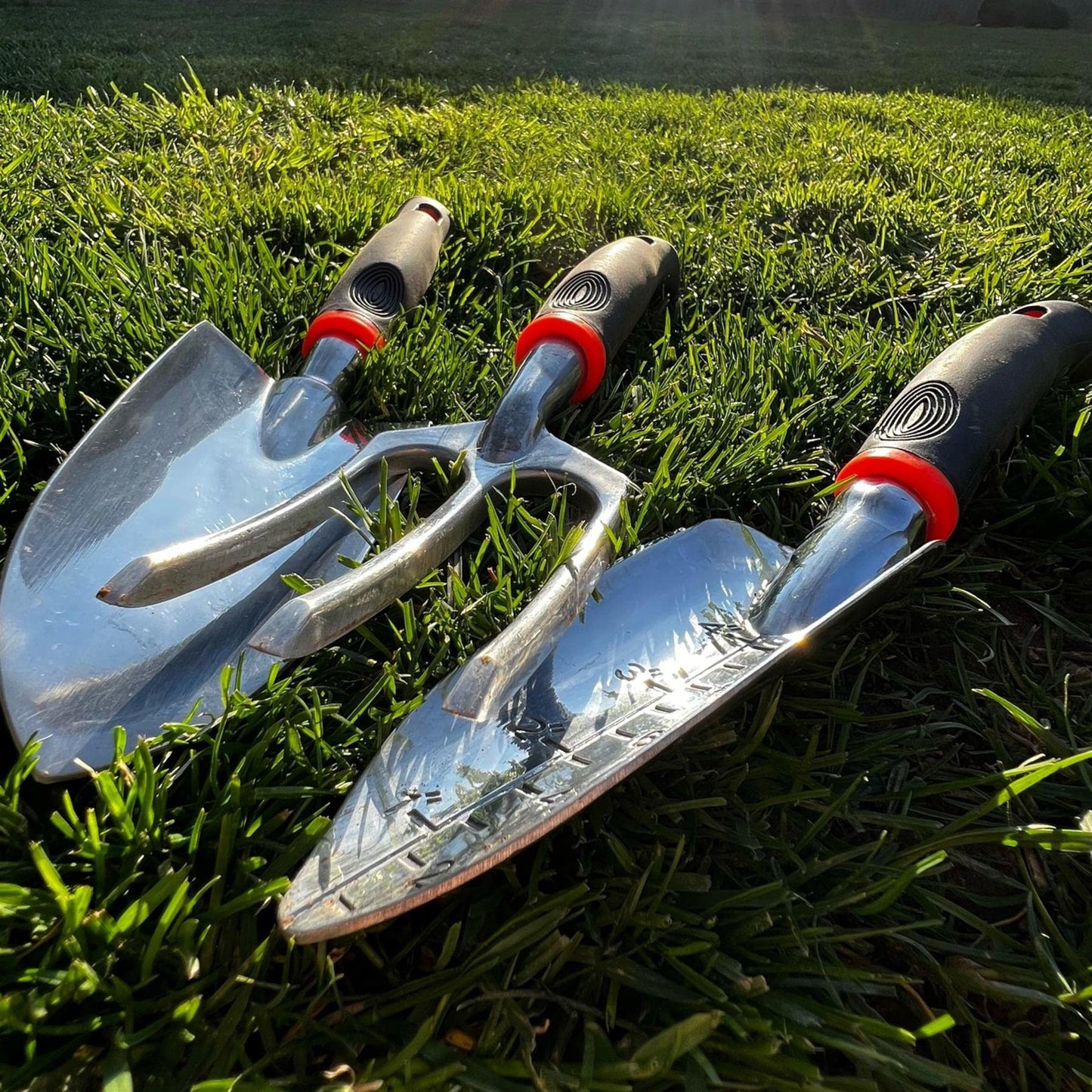 Gardi Black & Orange Hand Trowel for Weeding, Moving, Planting & Digging