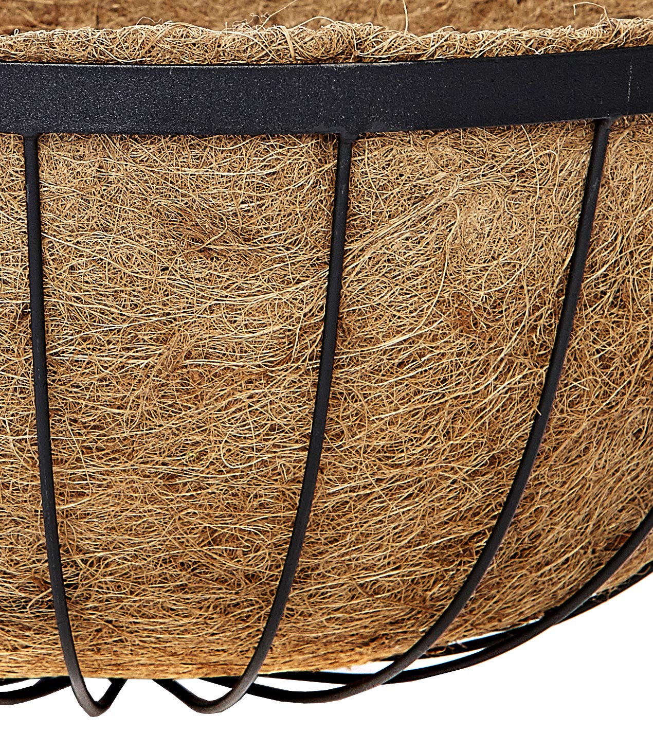 RUDDINGS WOOD Set of 2 x 36" (91cm) Large Metal Window Boxes - Garden Flower Wall Baskets - Wall Trough - Outdoor Hanging Window Sill Planters