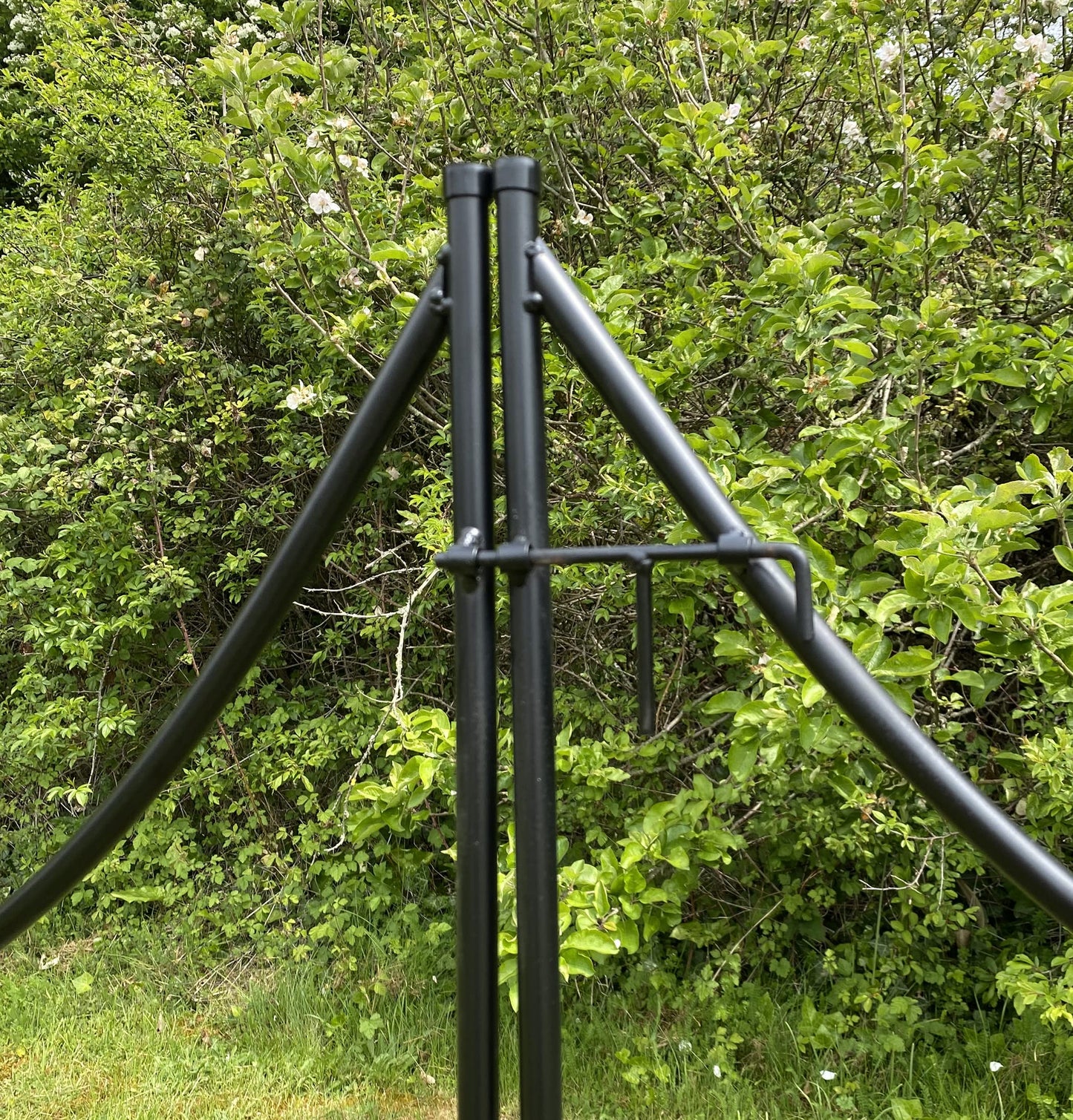 Selections Metal Garden Arch with Double Gate Outdoor Climbing Plants (240cm x 140cm)