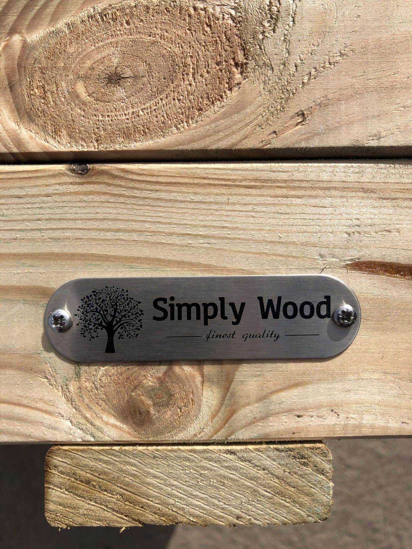 Simply Wood Signature Tanilised Trough Wooden Garden Planter – Extra Large Plus – Sale!!