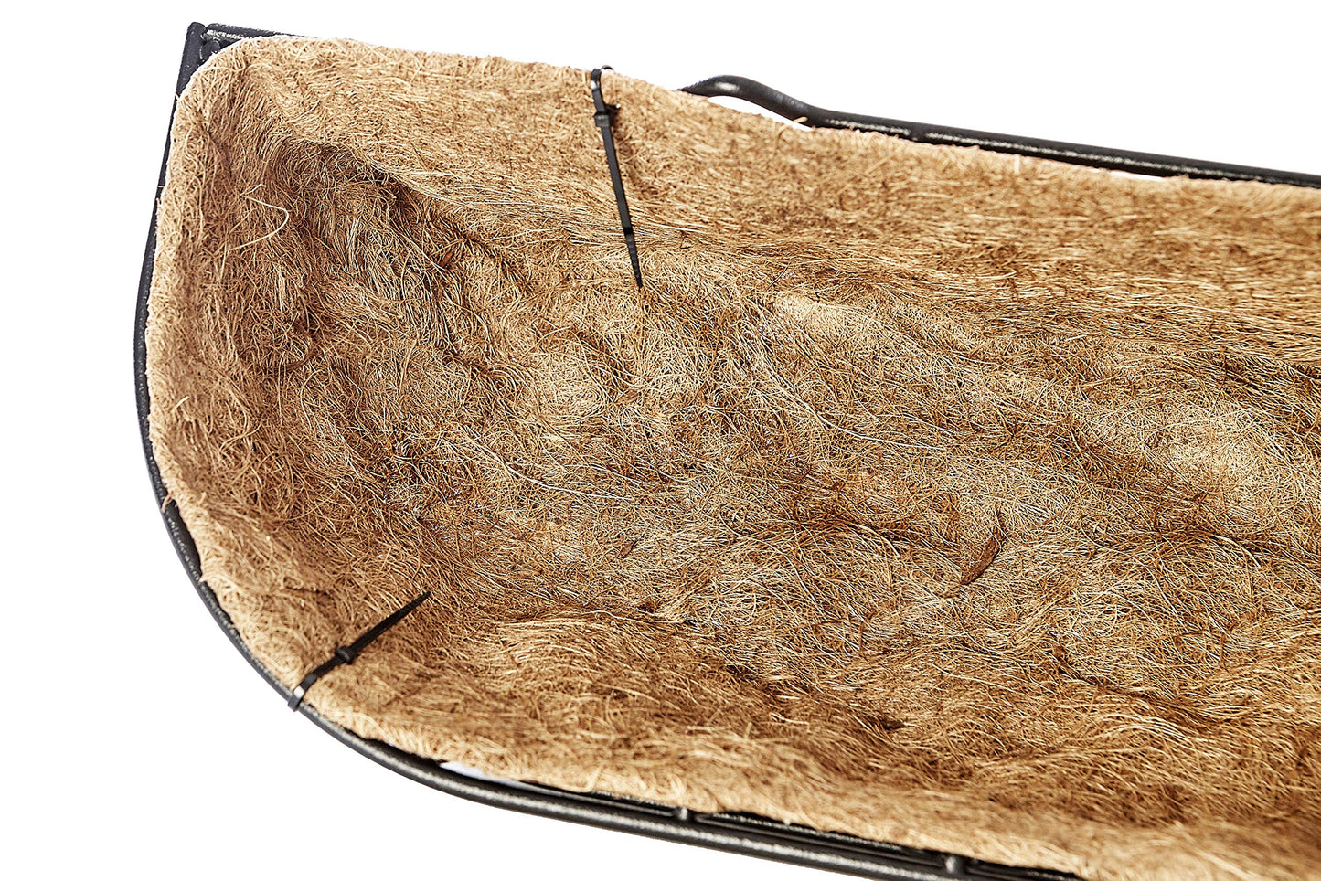 RUDDINGS WOOD Large 48" (120cm) Fleur de lys Wall Trough Planter - Metal Window Box Garden Basket Planter