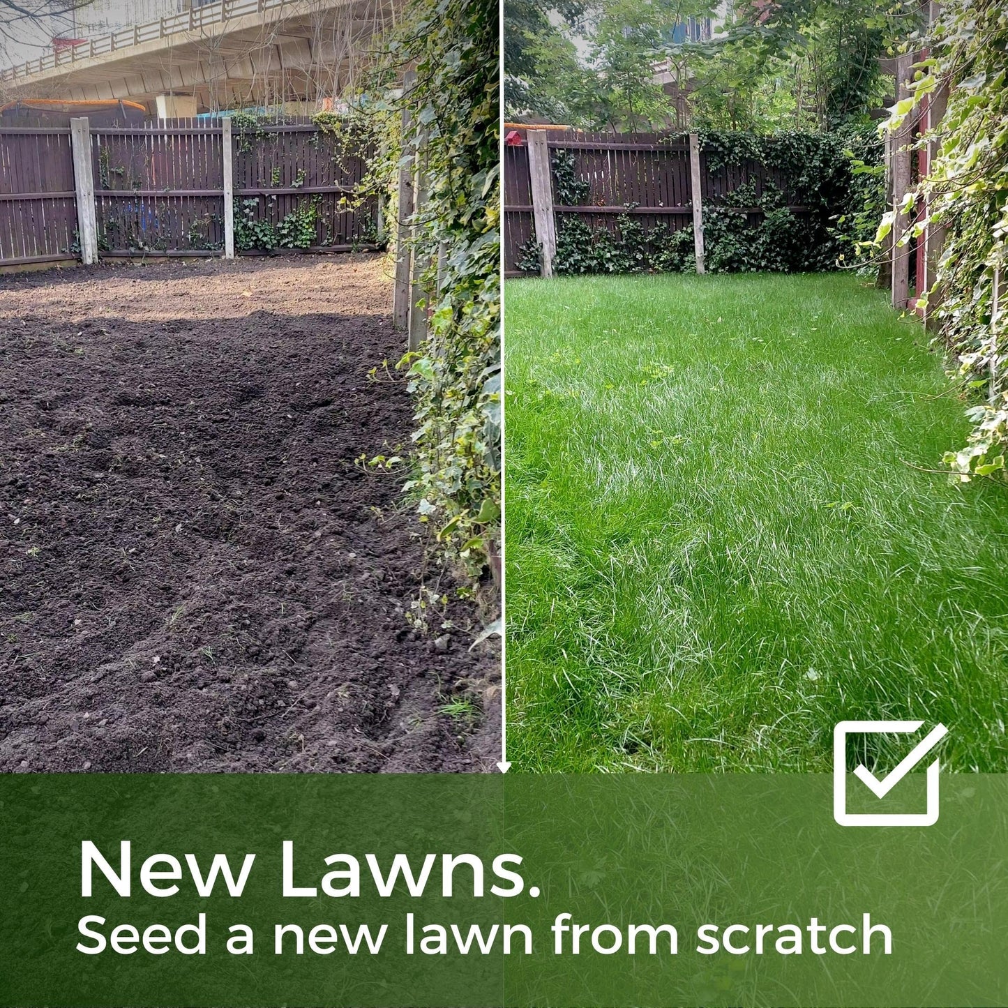 Fast Growing Grass Seed UK - Repair Lawns and Patches Quick - Pet Friendly & Hardwearing - 5kg - Garden Lawncare Guy