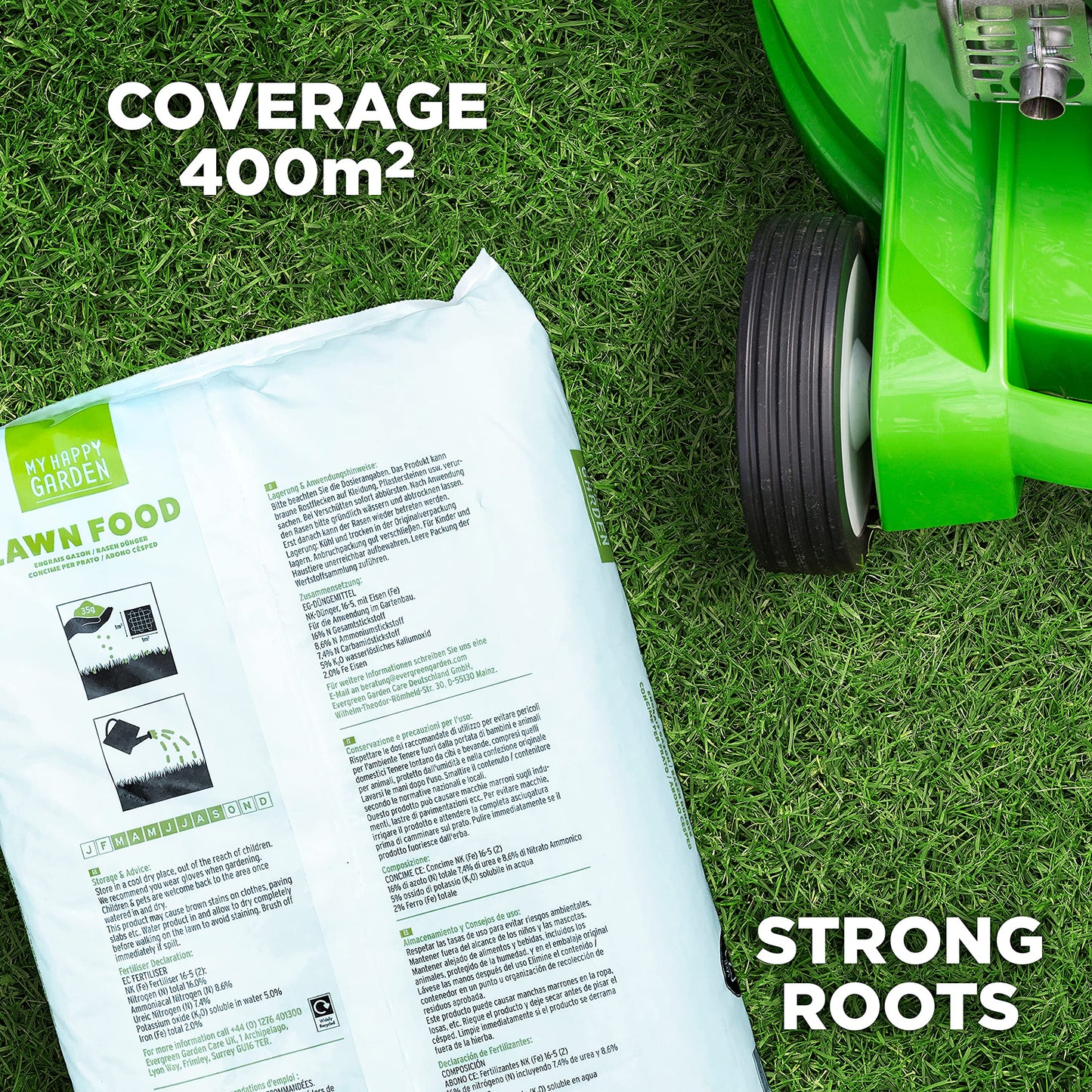 My Happy Garden 119966 Lawn Food, 400 m2