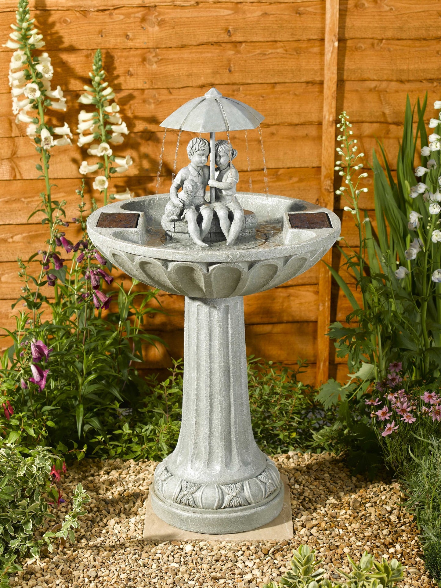 Greenfingers Smart Solar Ornamental Umbrella Fountain Water Feature