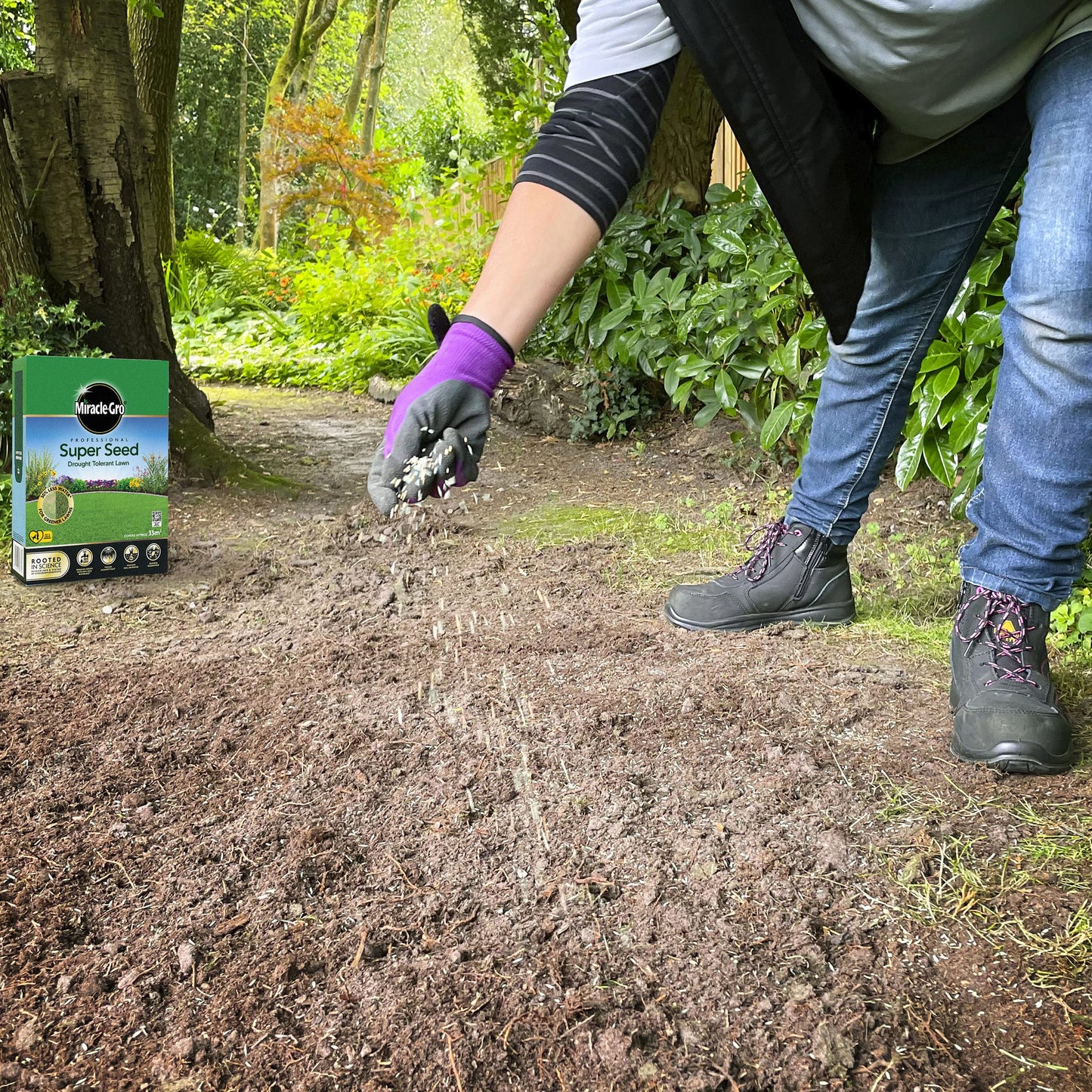 Miracle-Gro Professional Drought Tolerant Lawn Seed, 33 m2