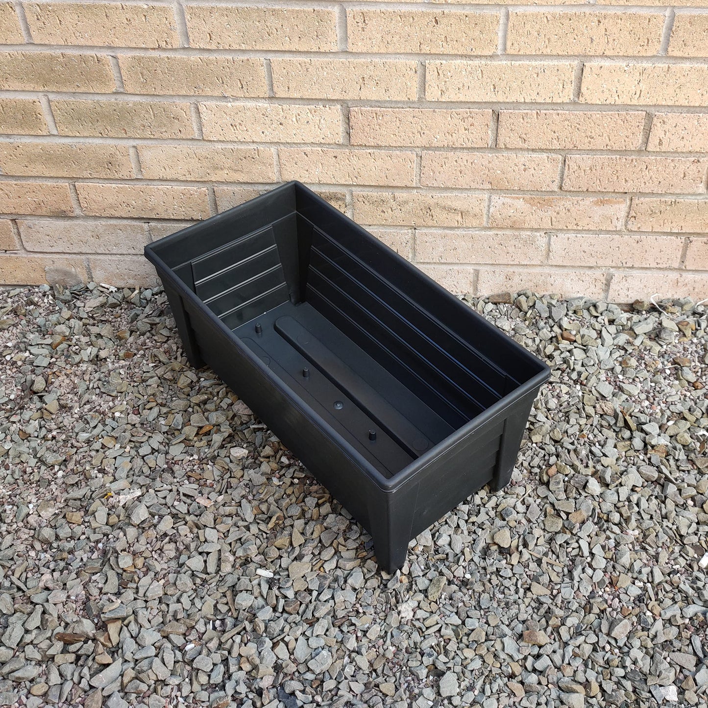 COS 55cm Ebony Trough Planter - Long Plastic Planter Pot for Indoor and Outdoor Use (1-5 Pack) (3)
