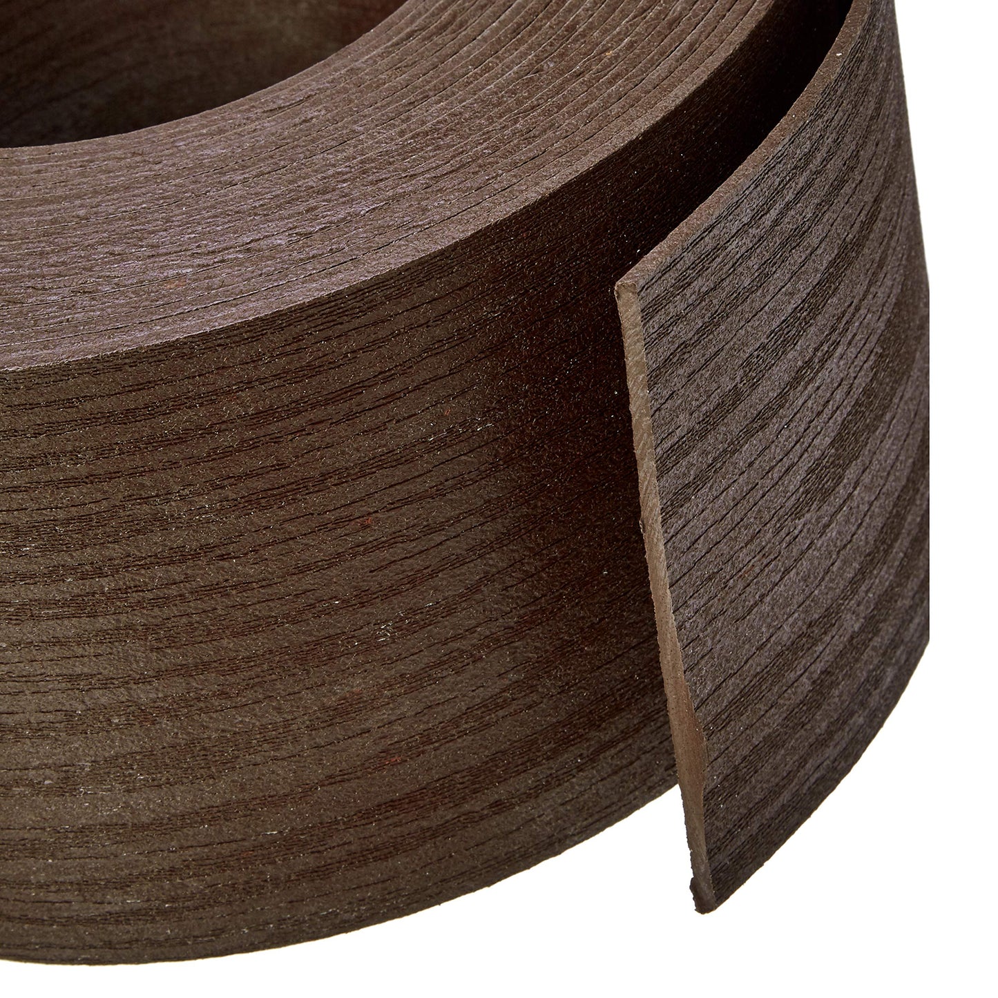 Amazon Basics Garden and Landscape Edging Coil, Landscape Edging Kit ,Pack of 10 Stakes, 5 inch x 40FT, Brown