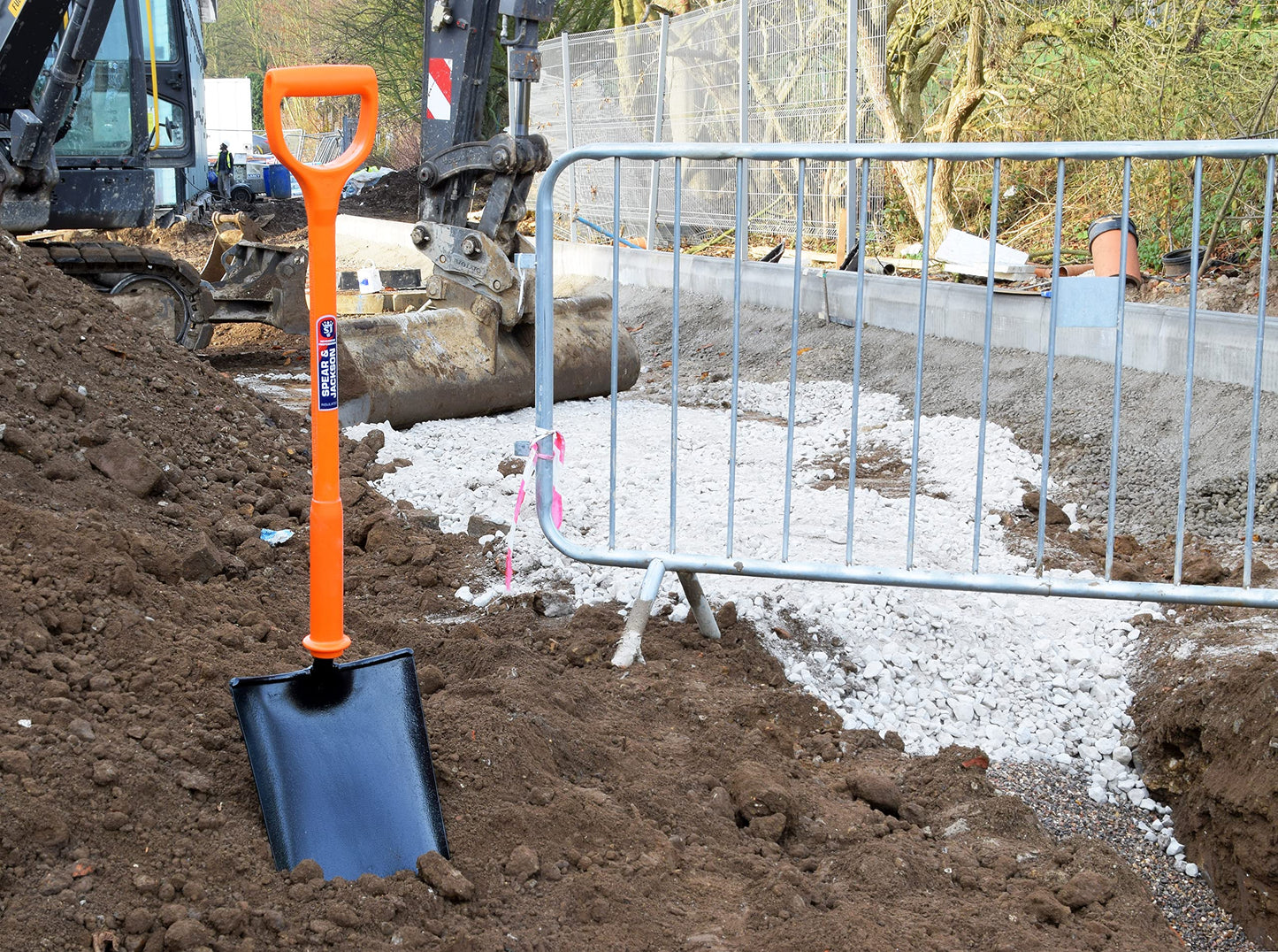 Spear & Jackson 2026PF/INS Insulated Trenching Shovel, Blue