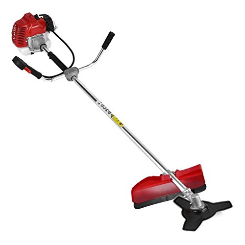 iropro 52cc Long Reach Petrol 2 in 1 Multi Function Garden Tool Petrol Strimmer Hedge Trimmer Cutter Chainsaw, Brush Cutter with 3T Blade for Home and Garden Outdoor Maintenance Tools