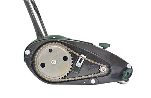Webb WEH12R Manual Hand Push Cylinder Lawnmower with Roller, Adjustable Cutting Heights, 30cm Cutting Width and 18L Collection Bag - 2 Year Guarantee