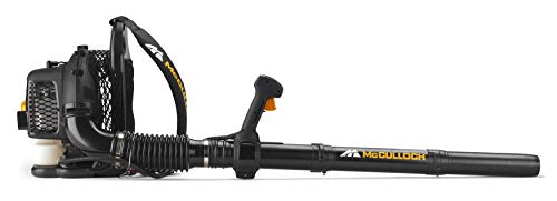 McCulloch GB 355 BP Backpack Leaf Blower: 1500 W Engine Power, 46cc, 355 Km/h Blow Speed, Variable Speed, Full Anti-Vibration System, Cruise Control, with Backpack Included