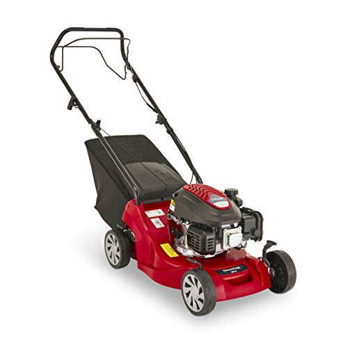 Mountfield HP41 Petrol Lawnmower, Hand-propelled, 39cm cutting width, 123cc ST120 Autochoke petrol engine, Up to 250m², Includes 40L grass collector