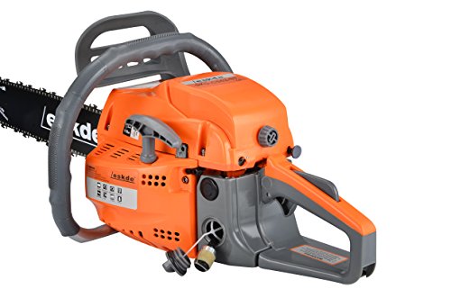 eSkde CS62-S7 62cc Petrol Chainsaw with 20" Bar and Chain 2 Stroke, Orange