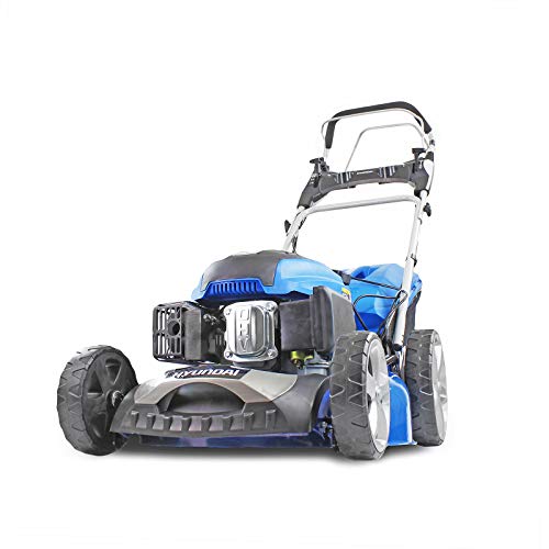 Hyundai Self Propelled Petrol Mower, 20"/51cm, 196cc Electric-Start Petrol Lawnmower with 3 Year Warranty