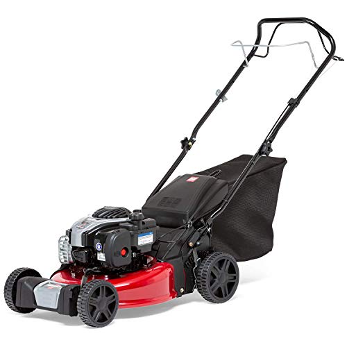 Sprint 460SP Self-Propelled Petrol Lawn Mower 46cm (18"), Briggs & Stratton 500E Series 140cc Engine, Dark Red