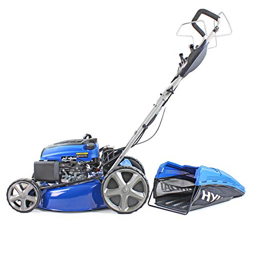 Hyundai Self Propelled Petrol Mower, 20"/51cm, 196cc Electric-Start Petrol Lawnmower with 3 Year Warranty