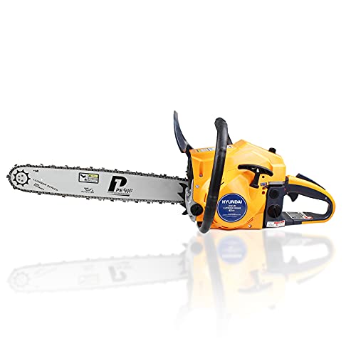 P1PE 62cc Petrol Chainsaw, 2 Year Year Warranty, 20-Inch Cutting Bar, 2 Chains, Carry Bag, Chain File & Fuel Mixing Bottle, Chainsaw Petrol, 2 Stoke Chainsaw, Multi-Tool Kit, Wood Saw, Tree Saw