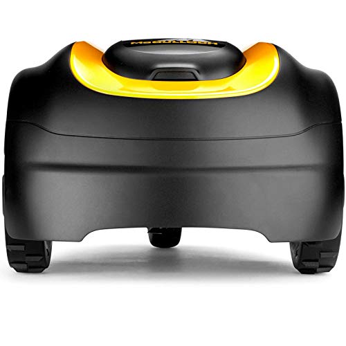 McCulloch ROB S400 Robotic Lawn Mower – Cuts up to 400 sq m, Manicured Lawn, Tackles 35 Percent Slop Gradients, Lawn Growth Sensors, Simple Set Up, Intuitive Keypad