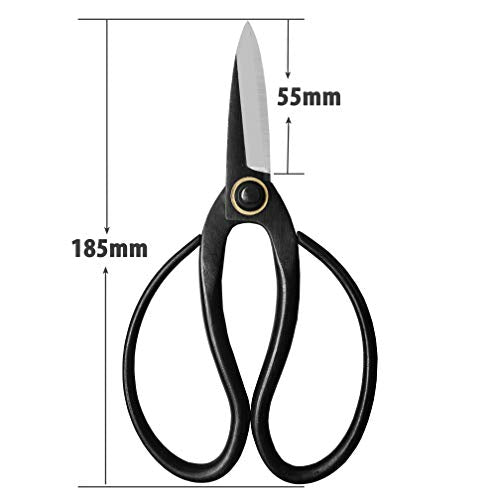 gonicc Professional 7.3" Bonsai Tree Pruning Scissors(GPPS-1012), for Arranging Flowers, Trimming Plants, for Grow Room or Gardening, Bonsai Tools. Garden Scissors Loppers.