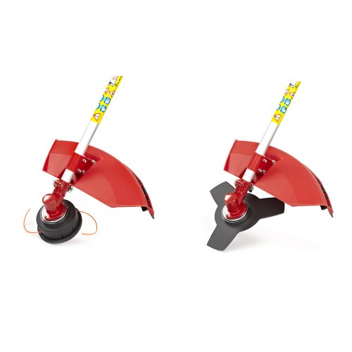 43cc Petrol Grass Trimmer and Brushcutter with Protective Guard and Harness - Optimal for Trimming Weeds, Grass Cutting, Lawn Edges - 2-Stroke Engine 1.25KW / 1.7HP