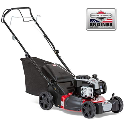 Sprint 460SP Self-Propelled Petrol Lawn Mower 46cm (18"), Briggs & Stratton 500E Series 140cc Engine, Dark Red
