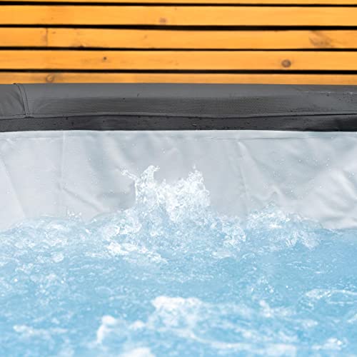 CosySpa Deluxe Rigid Foam Hot Tub Spa [2022 Model] | 4-6 People | Quick Heating Outdoor Bubble Spa – 6 Person Hot Tub | Energy Saving Tub - Optional Filters & Cover (Rigid Hot Tub, No Cover)