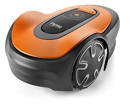 Flymo EasiLife 150 GO Robotic Lawn Mower - Cuts Up to 150 sq m, Ultra Quiet Mowing, Manicured Lawn, Bluetooth Application Control, Safety Sensors, Hose Washable, Lifestyle Functions